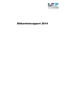 Sikkerhetsrapport for 2014