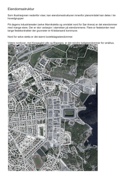 Bystruktur  - Kristiansand kommune