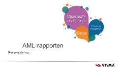 AML-rapporten - Visma Community