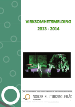 1 Bilde: årets kulturskolekalender: De unges festspilldag 2014