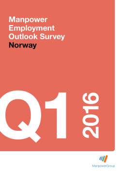 Manpower Employment Outlook Survey Norway