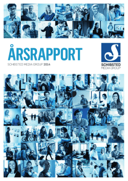 Schibsteds årsrapport for 2014