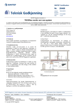 Teknisk godkjenning TECEflex nordic TG 20468 (PDF 1 MB)