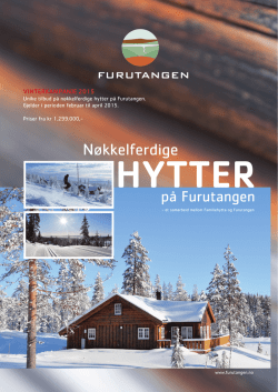 Furutangen Hyttekampanje Vinter 2015