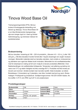 Tinova Wood Base Oil