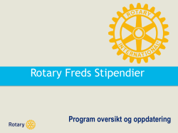Rotary Fredsstipender