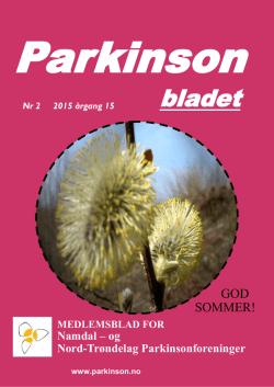 Parkinsonbladet nr 2-2015
