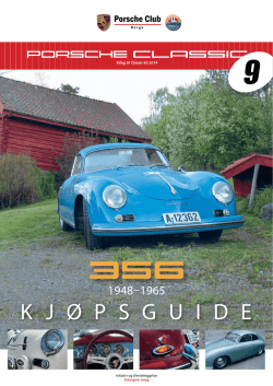 Kjøpsguide - Porsche 356 klubb Norge