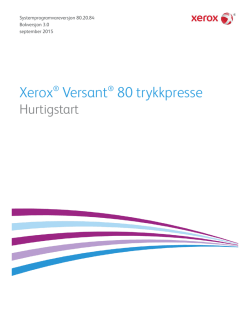 Xerox® Versant® 80 trykkpresse