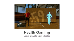 Health Gaming - Nasjonalt senter for mat, helse og fysisk aktivitet