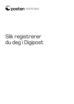 Slik registrerer du deg i Digipost