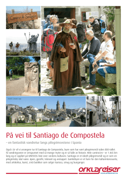 På vei til Santiago de Compostela