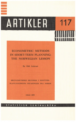 Econometric methods in short-term planning: The norwegian
