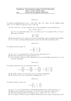 Vektorer, matriser og lineær algebra