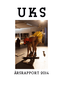 ÅRSRAPPORT 2014 - Unge Kunstneres Samfund