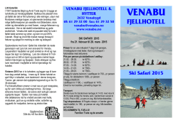 61 29 32 00 fax - Venabu Fjellhotell