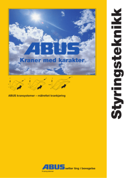 ABUS drivsystemer - Industrikran Norge