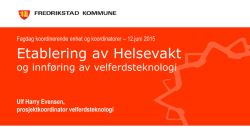 Velferdsteknologi Fredrikstad