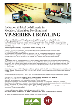 Bowling 2015-16 invitasjon.indd