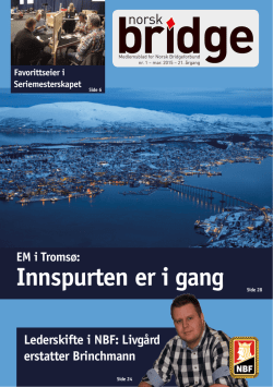 Nr 1 - 2015 - 15MB - Norsk Bridgeforbund
