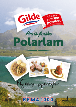 Gilde Polarlam oppskriftshefte, pdf. 1 576 kb