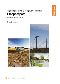 Klima og energi 2015-2020 planprogram endelig - Sør