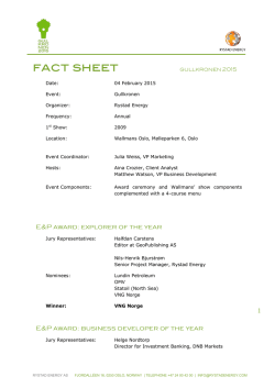 Gullkronen Factsheet