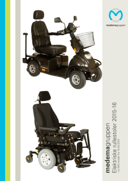 Last ned vår nye brosjyre på elektriske rullestoler