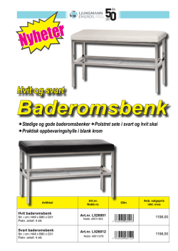 Baderomsbenk