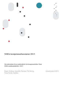 NHOs kompetansebarometer 2015