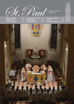 Det nye orgelet s. 2 - St. Paul Menighet