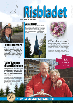 Risbladet - Den norske kirke