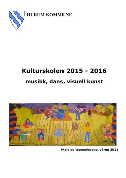 Kulturskole brosjyre for 2015