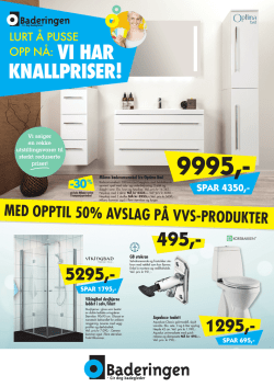 VI HAR KNALLPRISER! 495,-