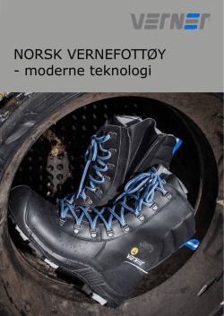NORSK VERNEFOTTØY - moderne teknologi