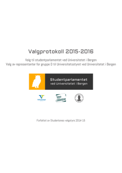 Valgprotokoll 2015-2016