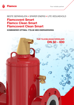 Flamcovent Smart Flamco Clean Smart Flamcovent Clean Smart DN
