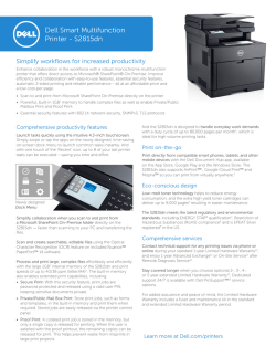 Dell Smart Multifunction Printer - S2815dn