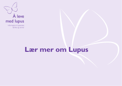 Lær mer om lupus (brosjyre)