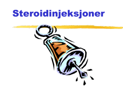Pål Kristensen -Steroidinjeksjoner