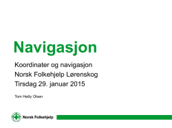 Navigasjon - Norsk Folkehjelp
