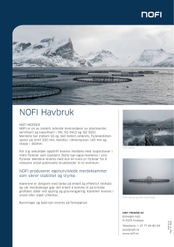 NOFI Havbruk - Nofi Tromsø AS