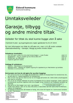 Unntaksveileder - Eidsvoll kommune