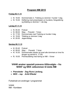 Program NM 2009