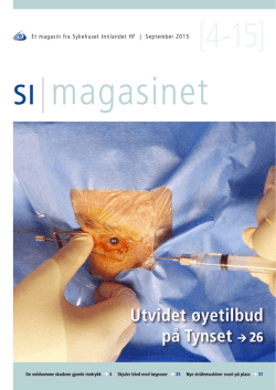 SI Magasinet nr. 4 - 2015