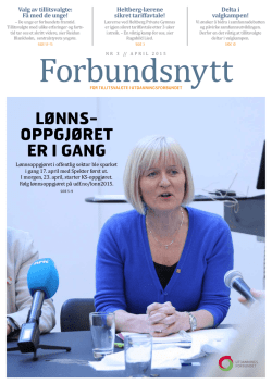 LØNNS OPPGJØRET ER I GANG