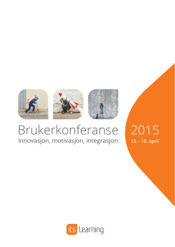 Brukerkonferanse 2015