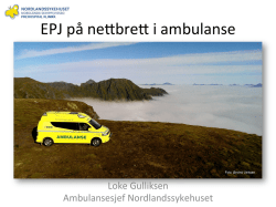 EPJ på ne_bre_ i ambulanse