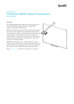 SMART Board 480iv2 interactive whiteboard system specifications