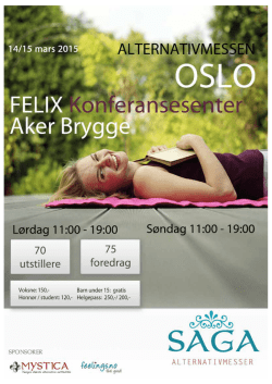 Oslo Messeprogram 2015